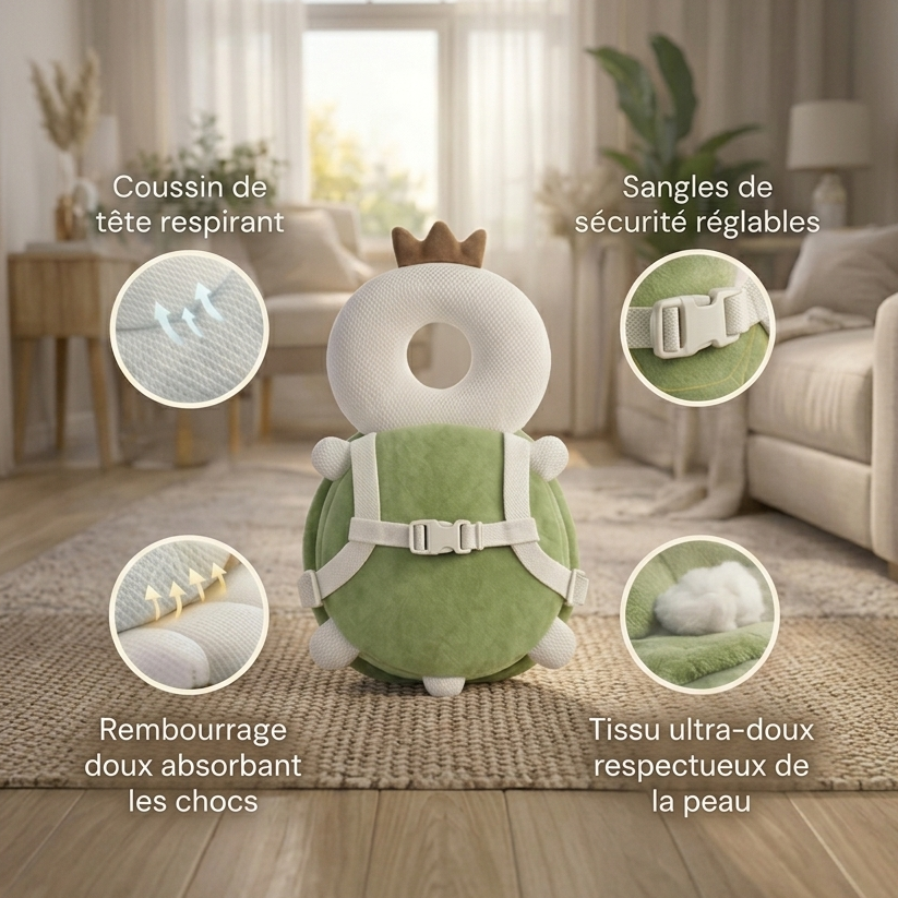 BebyProtect - Sac à dos protège-tête pour bébé